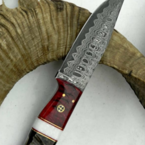 Damascus Skinner Knives